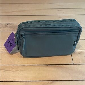 Gray Across body Bag